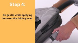 Fourth step is to apply Force on the Folding Lever
